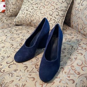 Tory Burch Shoes Blue Suede, Mod Stlye